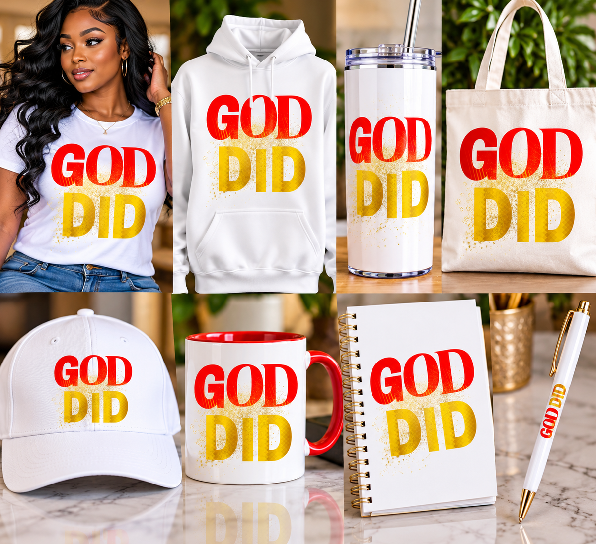 GOD DID – Inspirational Digital Design ❤️✨