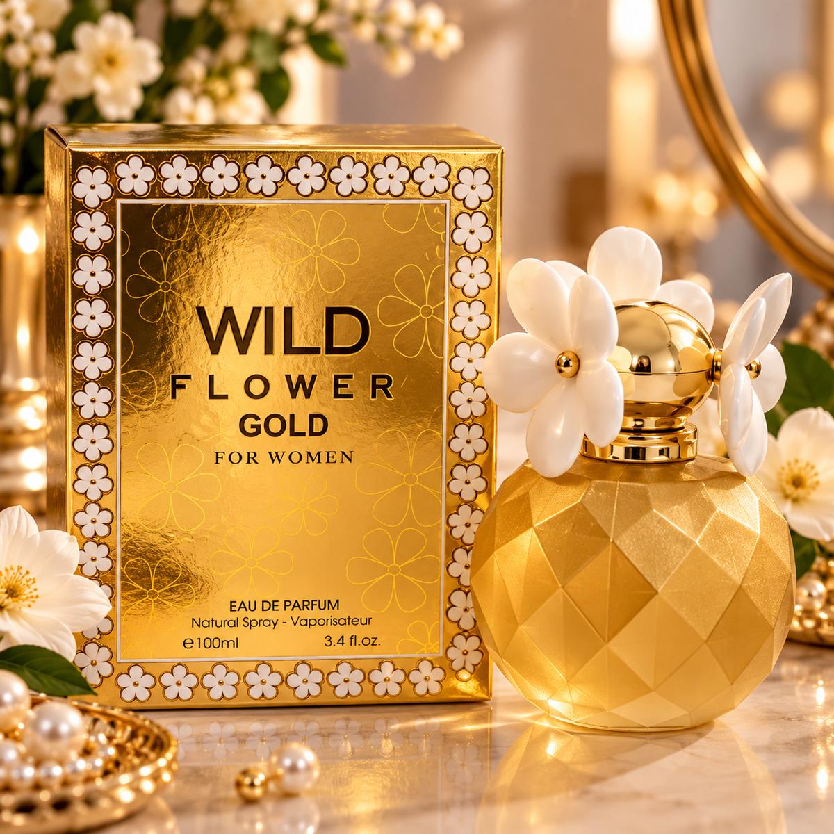 ✨ Wild Flower Gold for Women Eau de Parfum – 100ml