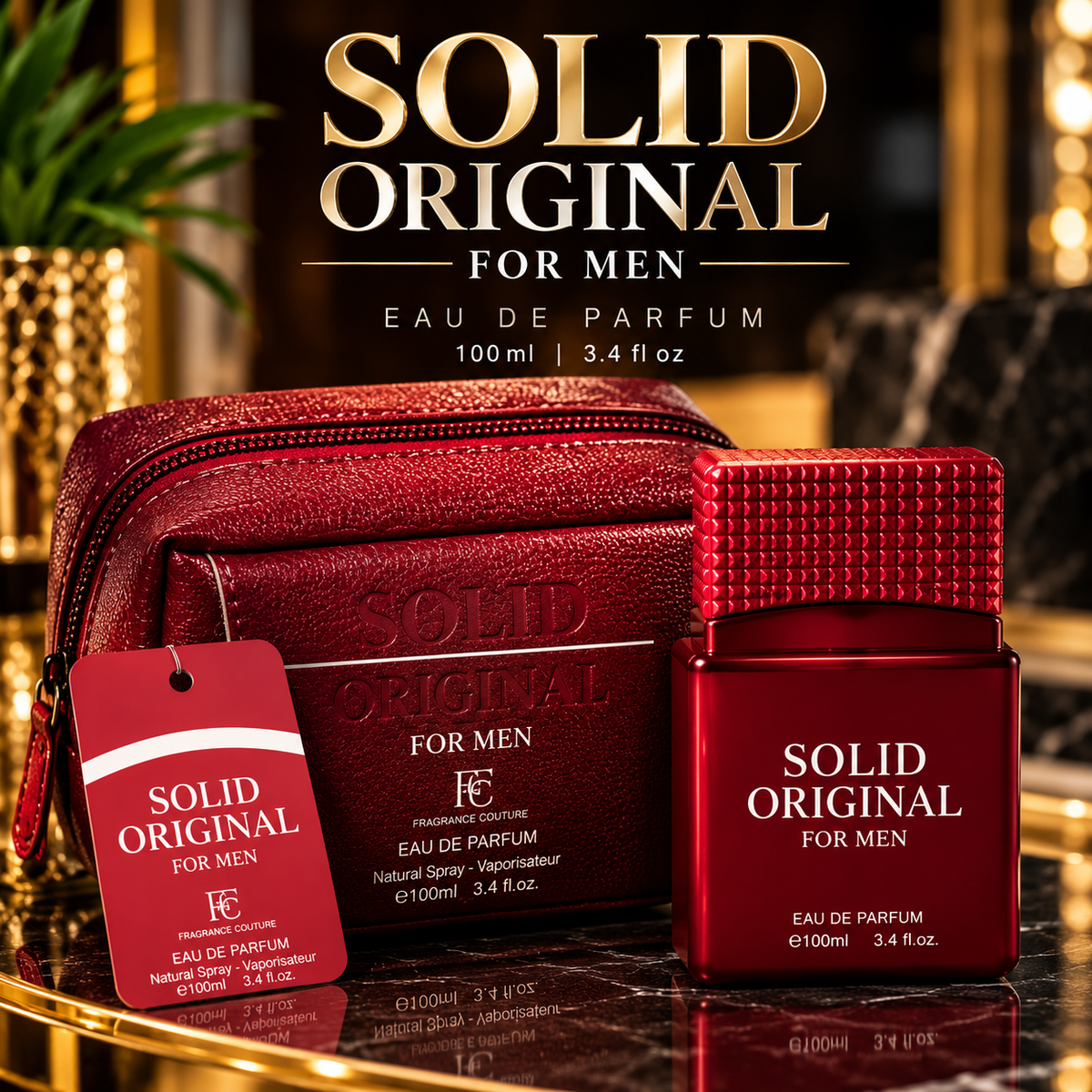 Solid Original For Men Eau de Parfum – 100ml