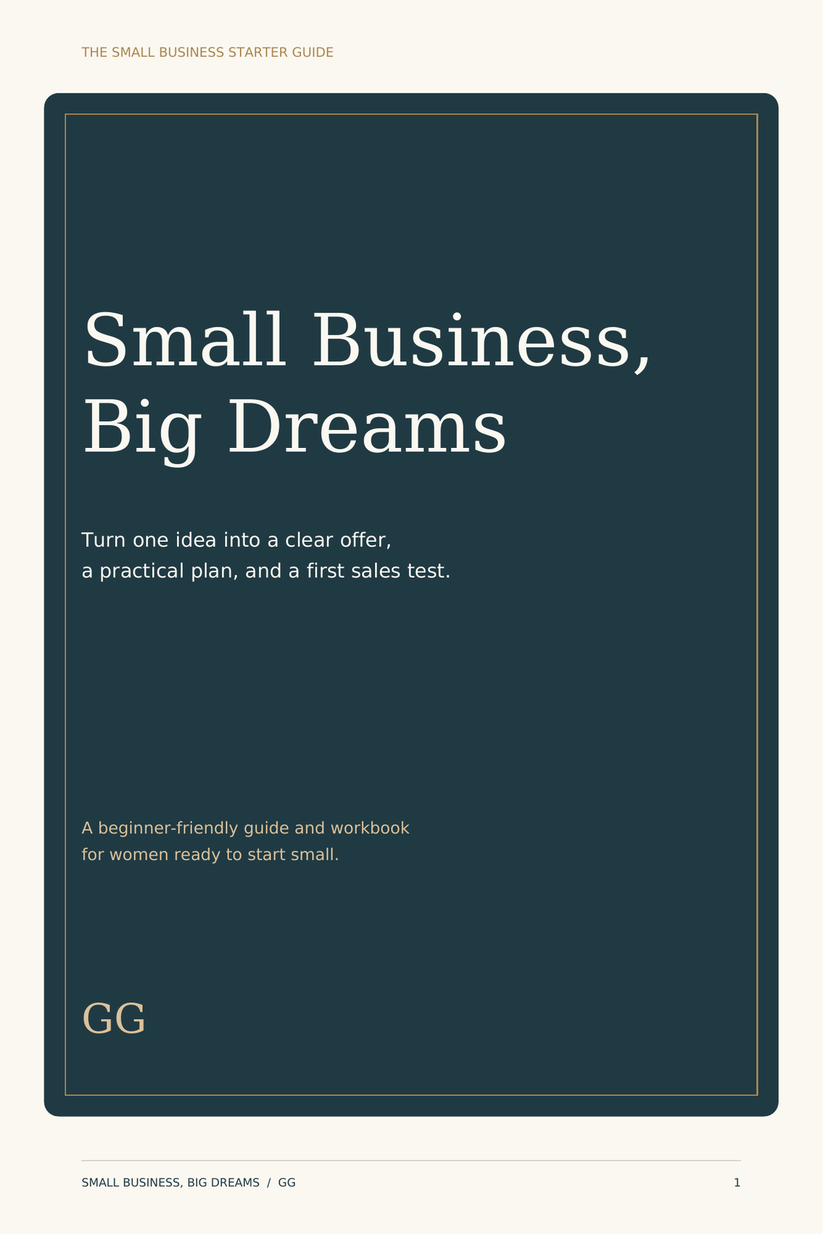 Small Business, Big Dreams