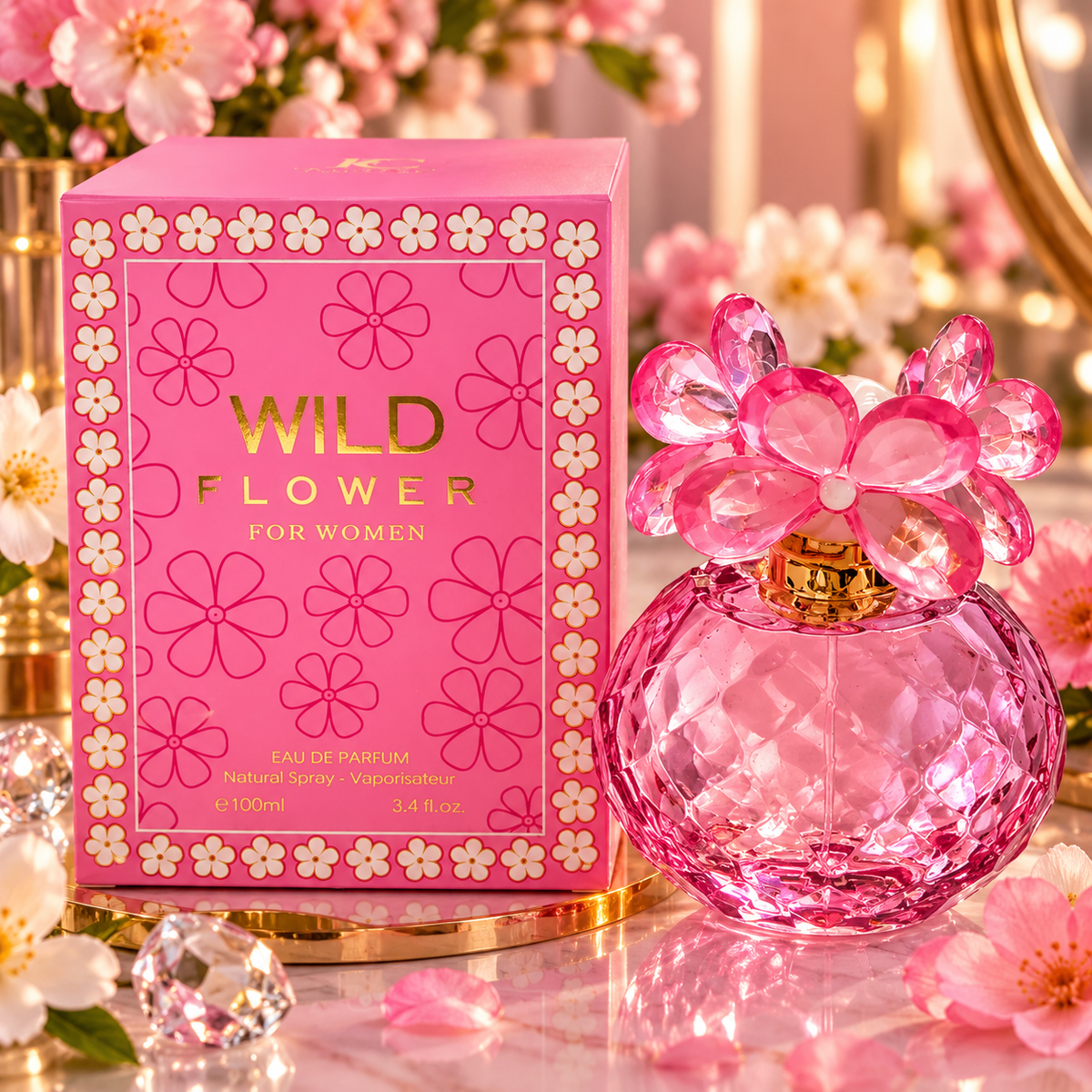 ✨ Wild Flower Pink for Women Eau de Parfum – 100ml